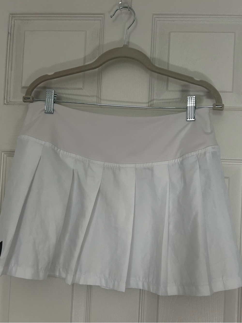 White Pleated Women's Skirt - Classic Tennis Style. It's not a skort.